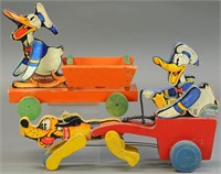 TWO FISHER PRICE DONALD DUCK TOYS