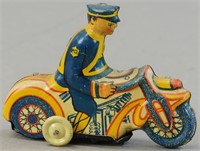 MARX TRICKY POLICE MOTORCYCLE