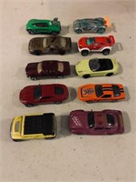 Ten Various Die Cast Vehicles