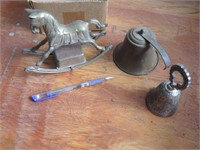 2 BELLS AND ROCKING HORSE