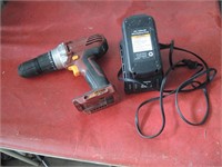CHICAGO ELECTRIC DRILL W/CHARGER,BATTERY MAYBE BAD