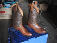 PAIR OF COWBOY BOOTS SZ.6 1/2-TEXAS BRAND BOOTS