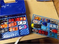 Hot wheels and case