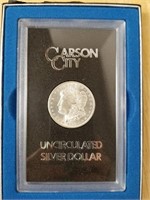 Uncirculated 1882-CC Morgan Dollar Carson City GSA