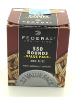 Mostly Full 550 Rounds 22 LR Cal ammo