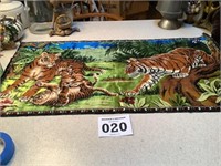 Velveteen Tiger Tapestry