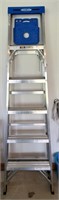 Werner aluminum step ladder 6 ft model 366