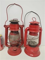 2 lanternes vintage fabriquées au Canada