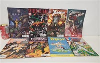 8 bandes dessinées diverses dont Marvel