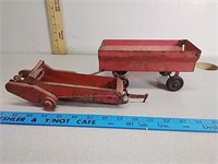 Toy manure spreader & flare box wagon