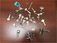 Lot de clés vintage