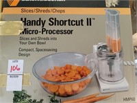 Black & Decker handy shortcut II micro food