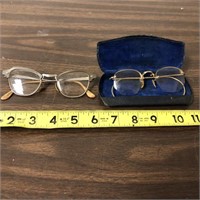 Two pairs Vintage Eyeglasses