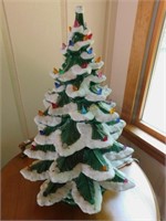 18" ceramic X-mas tree