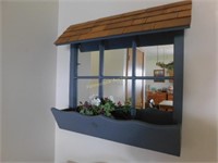 flower box/window wall mirror