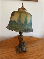 early lamp shade (painted, 1 chip)