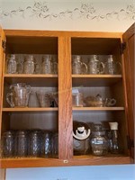 kitchen glassware, various pcs