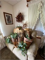 baskets, wreathes, picture