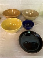 early pottery bowls ( one w/cracked)