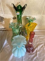 art glass vases