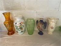 early china & glass vases