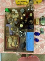 early medicine bottles & misc