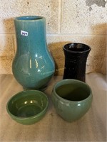 pottery, 4 pcs