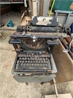Remington typewriter & stand (good for parts)