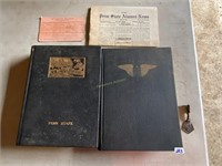 Penn State 1918 & 19 yearbooks & 1921 fob