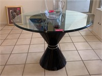 HEAVY GLASS TOP DINING TABLE NOTES