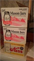 (3) Boxes of Quart Mason Jars