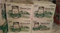 (4) Boxes of Quart Mason Jars