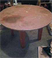 (2) Wooden Round Tables