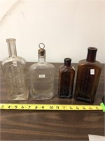 4 Glass Bottles - PPP Prickly Ash, Mystic Wine of