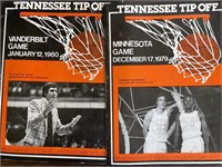 2 GAME DAY PROGRAMS 1979 AND 1980