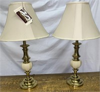 2 Stiffel Brass lamps