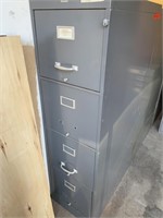4 Metal Filing Cabinets
