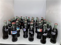 Lot of 1990s Coke Bottles