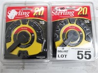 2 Sterling 20m Tapes, RRP $39 each