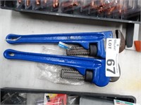 2 Trade Tuff Pipe Wrenches, 350mm