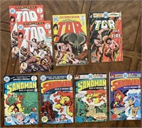 8 DC Super-stars Comics - Tor and Sandman