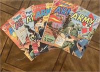 6 Army Comics