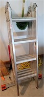 Krause multimatic step/foldable aluminum ladder