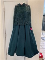 VERY NICE BEADED TOP GOWN/ CONTENTS OF CLOSET
