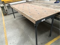 Roller Feed Table Approx 2.5m x 1m