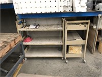 2 Mobile 3 Tiered Storage Trolleys