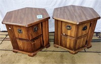 pr. octagon lamp tables