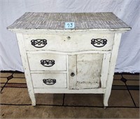 painted oak wash stand