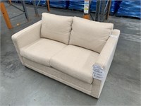 Brabek Cream Fabric 2 Seat Lounge