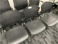 2 Sets of 3 Visitors Chairs